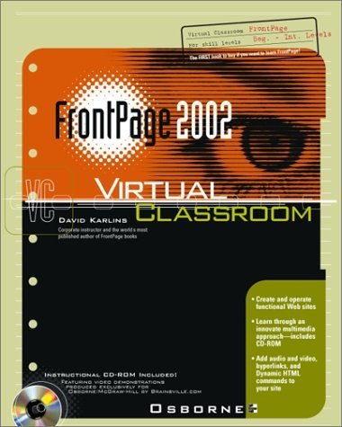 Beispielbild fr FrontPage 2002 Virtual Classroom zum Verkauf von HPB-Red