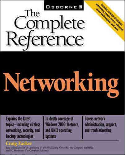 9780072192773: Networking: The Complete Reference