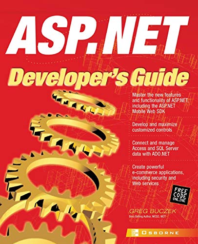 9780072192889: ASP .NET Developer's Guide