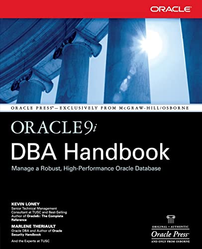 Stock image for Oracle9i DBA Handbook for sale by BookHolders