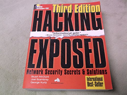 Stock image for Hacking Exposed : Network Security Secrets and Solutions for sale by Better World Books