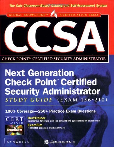 9780072194203: CCSA Next Generation Check Point( tm) Certified Security Administrator Study Guide (Exam 156-210) (Certification Press)