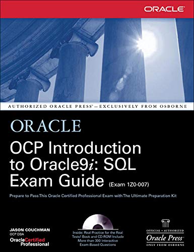 9780072195378: OCP Introduction to Oracle9i: SQL Exam Guide (Oracle Press)