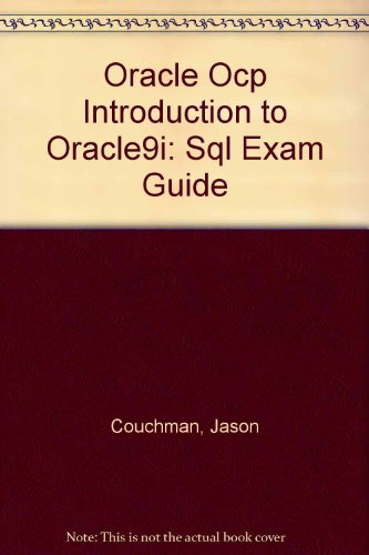 9780072195385: Oracle Ocp Introduction to Oracle9i: Sql Exam Guide