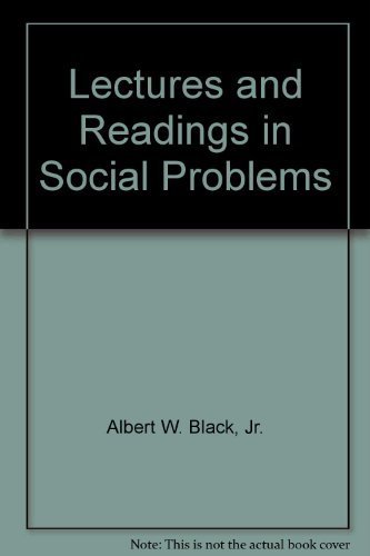 Beispielbild fr Lectures and Readings in Social Problems zum Verkauf von SecondSale