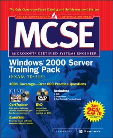 McSe Windows 2000 Server Training Pack: (Exam 70-215) (9780072222456) by Unknown Author