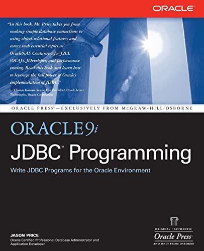 9780072222548: Oracle 9i JDBC Programming