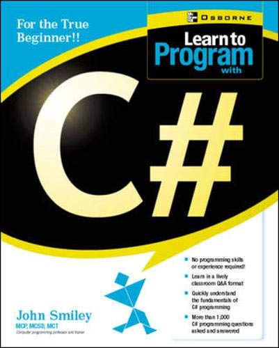 Stock image for Learn to Program with C# for sale by Better World Books