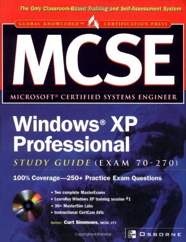 9780072222975: MCSE/MCSA Windows XP Professional Study Guide (Exam 70-270)