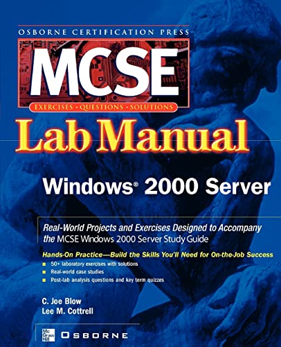 Stock image for MCSE Windows 2000 Server: Lab Manual (Exam 70 215) for sale by Chiron Media