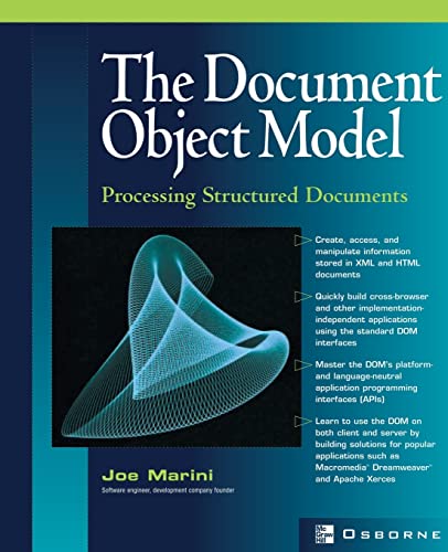 Stock image for Document Object Model : Processing Structured Documents for sale by Orion Tech