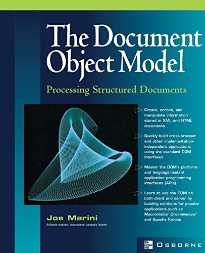 9780072224368: Document Object Model : Processing Structured Documents