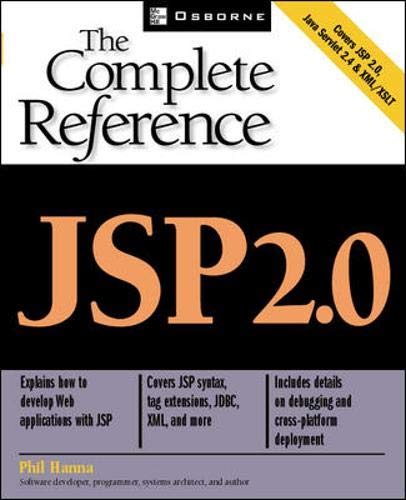 Beispielbild fr Jsp 2.0 : The Complete Reference zum Verkauf von Better World Books