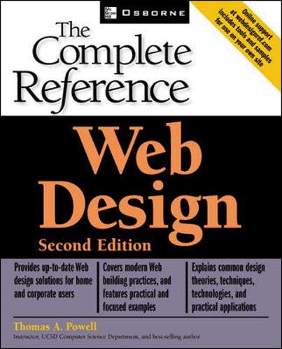 9780072224429: Web Design Complete Reference (Osborne Complete Reference Series)