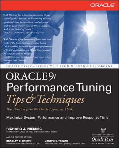 Stock image for Oracle9i Performance Tuning Tips and Techniques for sale by Better World Books