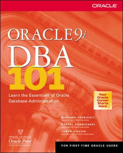 9780072224740: Oracle9i DBA 101 (Oracle Press)