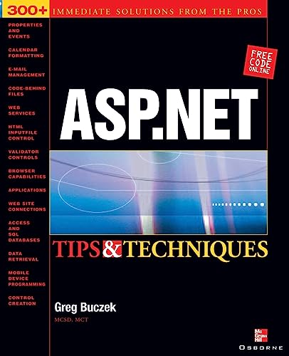 Stock image for ASP.NET Tips & Techniques for sale by Discover Books