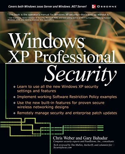 Stock image for Windows XP Professional Security for sale by Chiron Media
