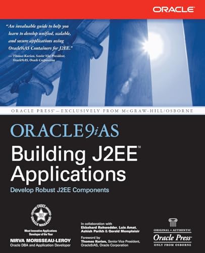 9780072226140: Oracle9ias Building J2ee(tm) Applications with CDROM (Oracle Press)