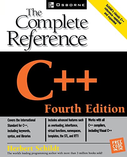 9780072226805: C++: The Complete Reference, 4th Edition (Osborne Complete Reference Series)