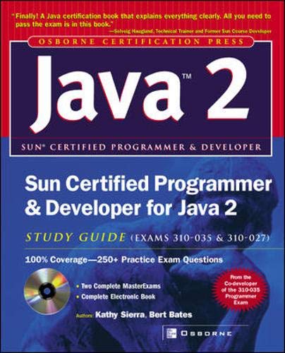 Beispielbild fr Sun Certified Programmer & Developer for Java 2 Study Guide (Exam 310-035 & 310-027) zum Verkauf von Wonder Book
