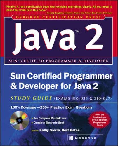 Imagen de archivo de Sun Certified Programmer & Developer for Java 2 Study Guide (Exam 310-035 & 310-027) a la venta por HPB-Red