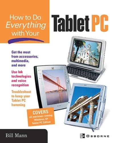 9780072227710: How To Do Everything with Your Tablet PC