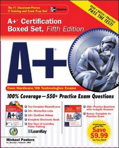 Stock image for A+ Certification Boxed Set, Fifth Edition (Certification Press) for sale by The Book Garden