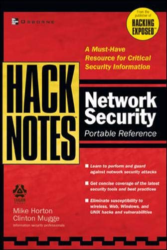 9780072227833: HackNotes Network Security Portable Reference