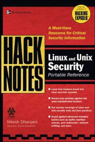 Image d'archives pour HackNotes(tm) Linux and Unix Security Portable Reference mis en vente par ThriftBooks-Dallas