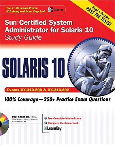 9780072229592: Sun Certified System Administrator for Solaris 10 Study Guide (Exams CX-310-200 & CX-310-202) (Certification Press)