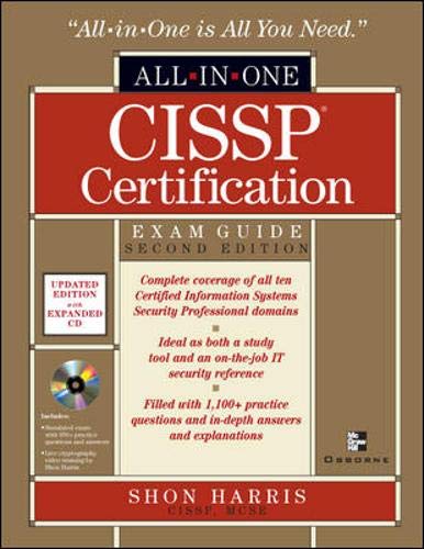 9780072229660: CISSP Certification: Exam Guide, 2nd Edition (All-in-One) (Book & CD)