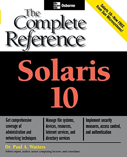 Imagen de archivo de Solaris 10 The Complete Reference (Osborne Complete Reference Series) a la venta por Orion Tech