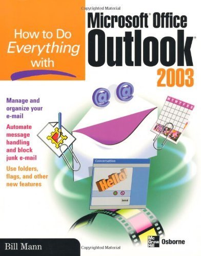 9780072230703: How to Do Everything With Microsoft Office Outlook 2003