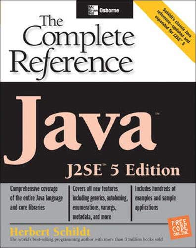 Beispielbild fr Java : the Complete Reference, J2SE 5 Edition zum Verkauf von Better World Books