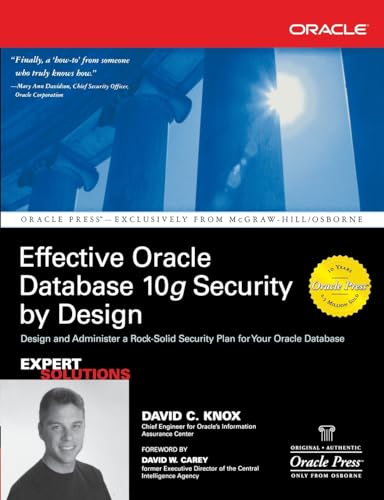 Beispielbild fr Effective Oracle Database 10g Security by Design zum Verkauf von Better World Books