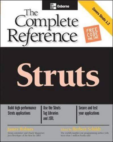 9780072231311: Struts: The Complete Reference
