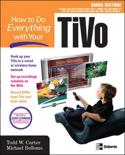 Imagen de archivo de How to Do Everything with Your TiVo a la venta por ThriftBooks-Dallas