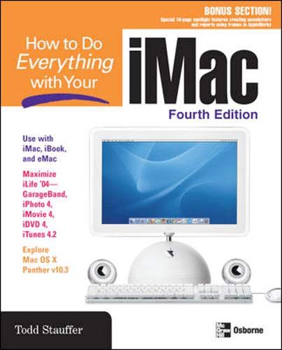 Imagen de archivo de How to Do Everything with Your iMac a la venta por Better World Books