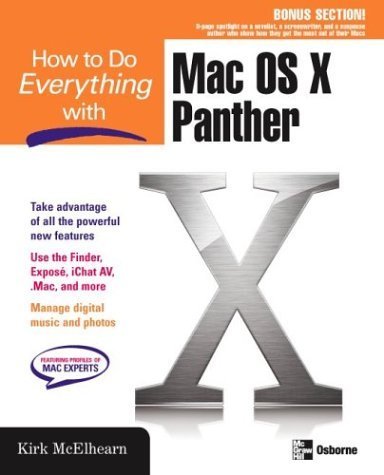 Stock image for How to Do Everything with Mac OS X Panther for sale by HPB-Red