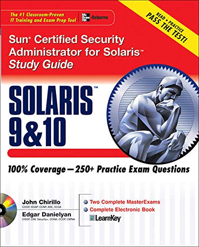 Beispielbild fr Sun Certified Security Administrator for Solaris 9 & 10 Study Guide (Certification Press) zum Verkauf von Ergodebooks