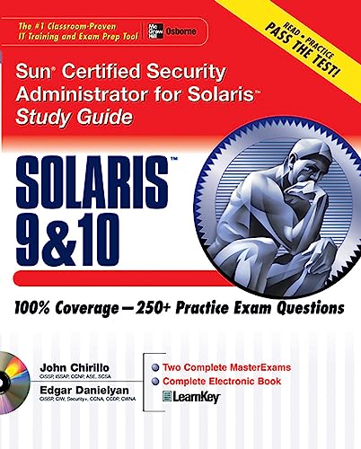 9780072254235: Sun Certified Security Administrator for Solaris 9 & 10 Study Guide (Certification Press)