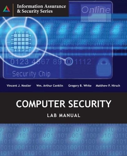 Imagen de archivo de Computer Security Lab Manual a la venta por SecondSale