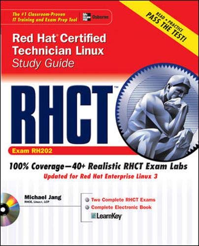 Stock image for RHCT Red Hat Certified Technician Linux Study Guide (Exam RH202) for sale by HPB-Red