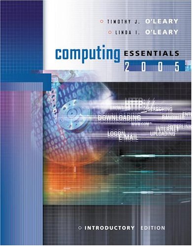Imagen de archivo de Computing Essentials 2005 Intro Edition w/ Student CD a la venta por The Book Cellar, LLC