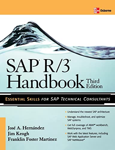 Beispielbild fr SAP R/3 Handbook, Third Edition zum Verkauf von Better World Books