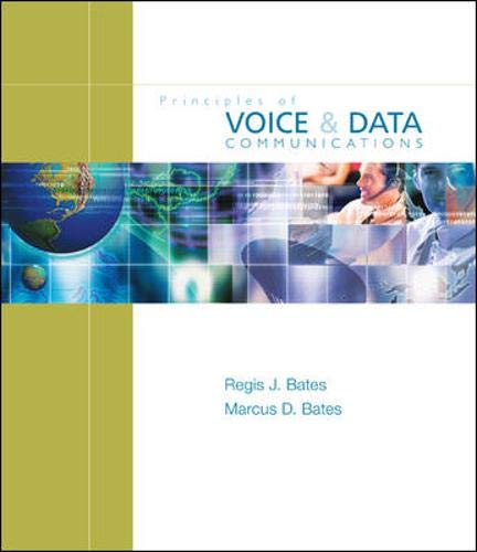 Imagen de archivo de Principles of Voice Data Communications (Voice Data Communications series) a la venta por Solr Books