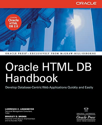 Imagen de archivo de Oracle HTML DB Handbook (Oracle Press) a la venta por Wonder Book