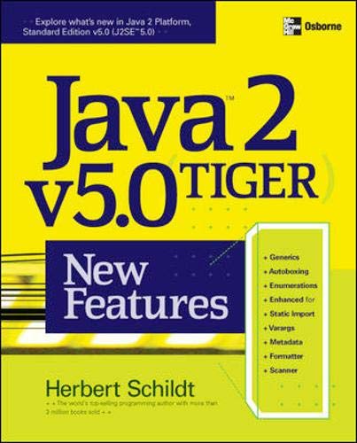 Beispielbild fr Java 2, v5.0 (Tiger) New Features zum Verkauf von Better World Books