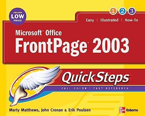 Imagen de archivo de Microsoft Office FrontPage 2003 QuickSteps a la venta por Hastings of Coral Springs